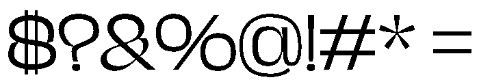 NaNJaune MaxiLight Font OTHER CHARS