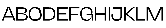 NaNJaune MaxiLight Font UPPERCASE