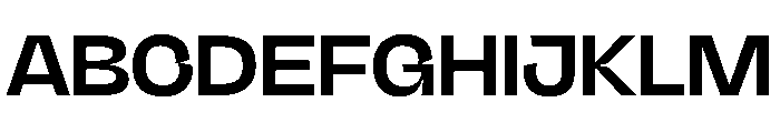 NaNJaune MaxiMedium Font UPPERCASE