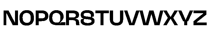 NaNJaune MaxiMedium Font UPPERCASE