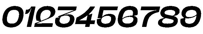 NaNJaune MaxiMediumItalic Font OTHER CHARS