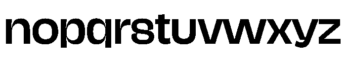 NaNJaune MaxiMedium Font LOWERCASE