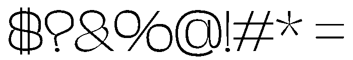 NaNJaune MaxiThin Font OTHER CHARS