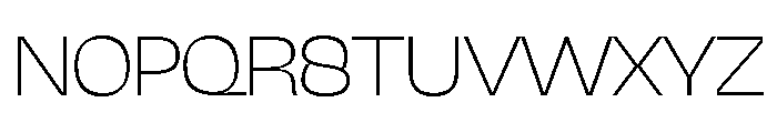 NaNJaune MaxiThin Font UPPERCASE