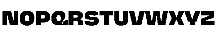 NaNJaune MidiBlack Font UPPERCASE
