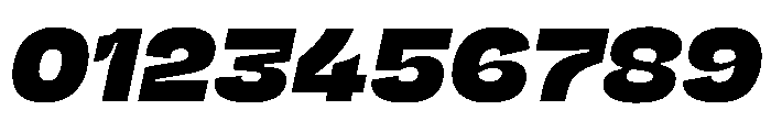 NaNJaune MidiBlackItalic Font OTHER CHARS