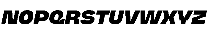 NaNJaune MidiBlackItalic Font UPPERCASE