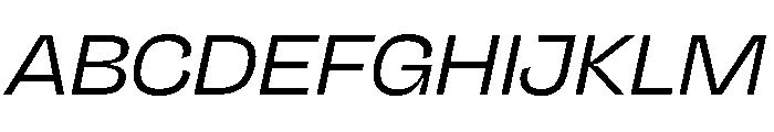 NaNJaune MidiBlondItalic Font UPPERCASE
