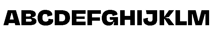 NaNJaune MidiBold Font UPPERCASE