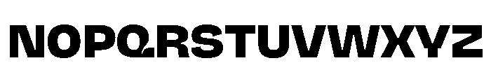 NaNJaune MidiBold Font UPPERCASE