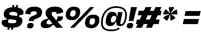 NaNJaune MidiBoldItalic Font OTHER CHARS