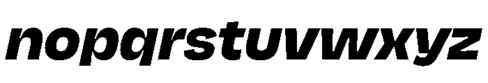 NaNJaune MidiBoldItalic Font LOWERCASE
