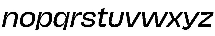 NaNJaune MidiItalic Font LOWERCASE