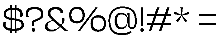 NaNJaune MidiLight Font OTHER CHARS