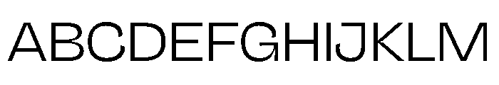 NaNJaune MidiLight Font UPPERCASE