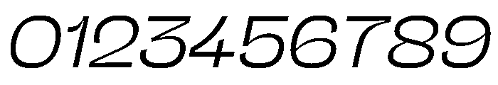 NaNJaune MidiLightItalic Font OTHER CHARS