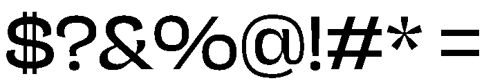 NaNJaune MidiRegular Font OTHER CHARS