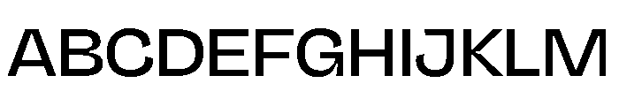 NaNJaune MidiRegular Font UPPERCASE