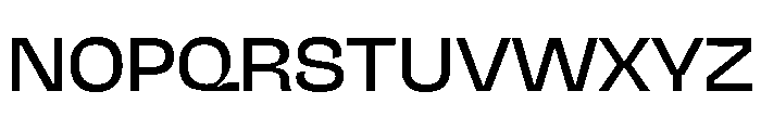 NaNJaune MidiRegular Font UPPERCASE