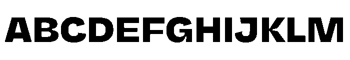 NaNJaune MiniBlack Font UPPERCASE