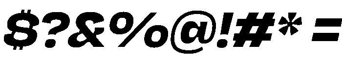 NaNJaune MiniBlackItalic Font OTHER CHARS
