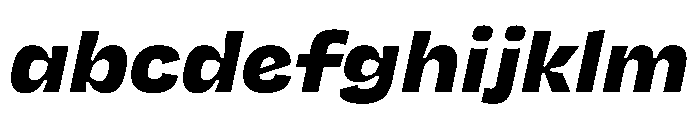 NaNJaune MiniBlackItalic FONT