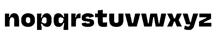 NaNJaune MiniBlack Font LOWERCASE