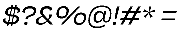 NaNJaune MiniBlondItalic Font OTHER CHARS