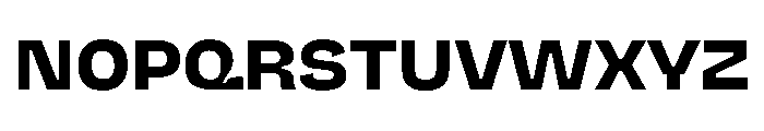 NaNJaune MiniBold Font UPPERCASE
