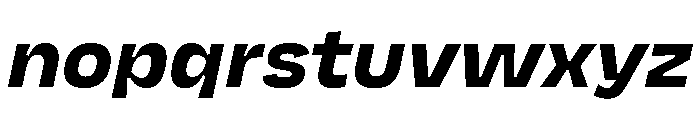 NaNJaune MiniBoldItalic Font LOWERCASE
