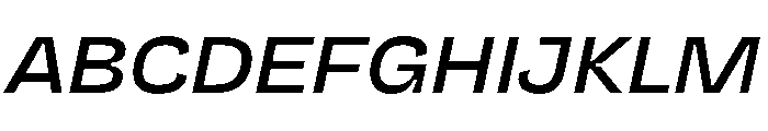 NaNJaune MiniItalic Font UPPERCASE