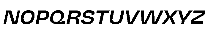 NaNJaune MiniMediumItalic Font UPPERCASE