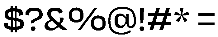 NaNJaune MiniRegular Font OTHER CHARS
