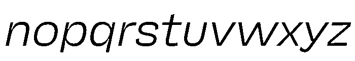 NaNJaune MinilightItalic Font LOWERCASE