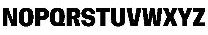 NaNMetrifyACnd Blck Font UPPERCASE