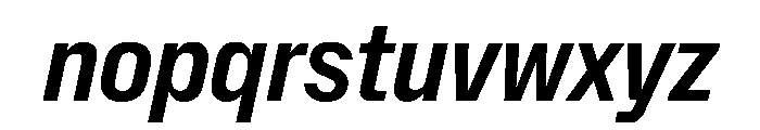 NaNMetrifyACnd BldIt Font LOWERCASE