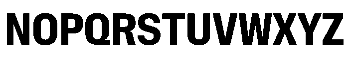 NaNMetrifyACnd ExBld Font UPPERCASE