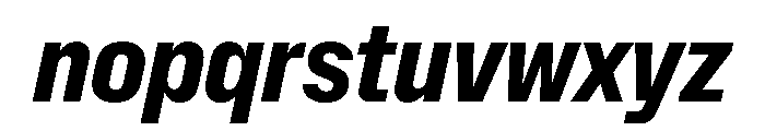 NaNMetrifyACnd ExBldIt Font LOWERCASE