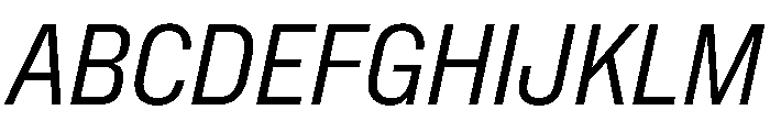 NaNMetrifyACnd LightIt Font UPPERCASE