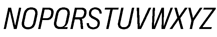NaNMetrifyACnd LightIt Font UPPERCASE