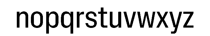 NaNMetrifyACnd Reg Font LOWERCASE