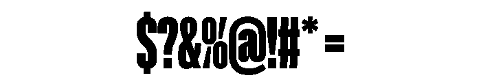 NaNMetrifyACompressed Blck Font OTHER CHARS