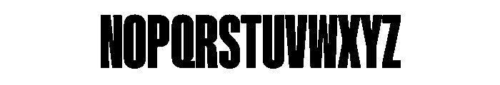NaNMetrifyACompressed Blck Font UPPERCASE
