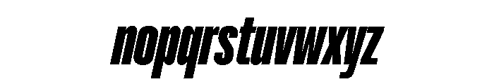 NaNMetrifyACompressed BlckIt Font LOWERCASE