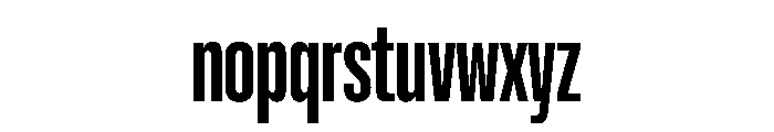NaNMetrifyACompressed Bld Font LOWERCASE