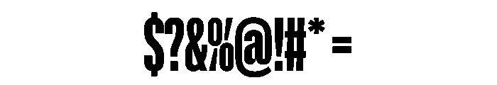 NaNMetrifyACompressed ExBld Font OTHER CHARS