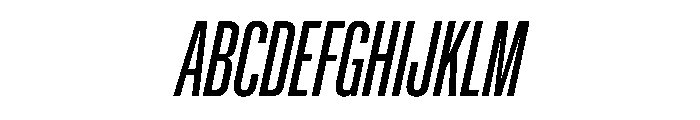 NaNMetrifyACompressed Italic Font UPPERCASE