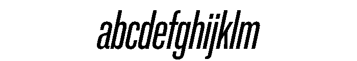 NaNMetrifyACompressed Italic FONT