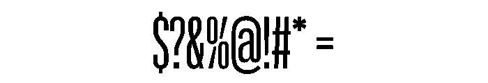 NaNMetrifyACompressed Light Font OTHER CHARS