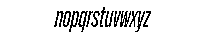 NaNMetrifyACompressed LightIt Font LOWERCASE
